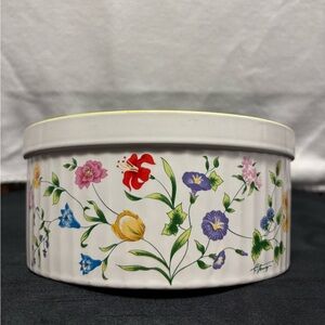 Vintage Floral Ceramic Bowl
